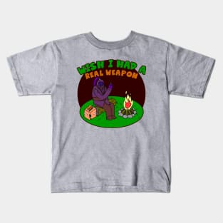 Wish I Had A Real Weapon | LoL Kids T-Shirt